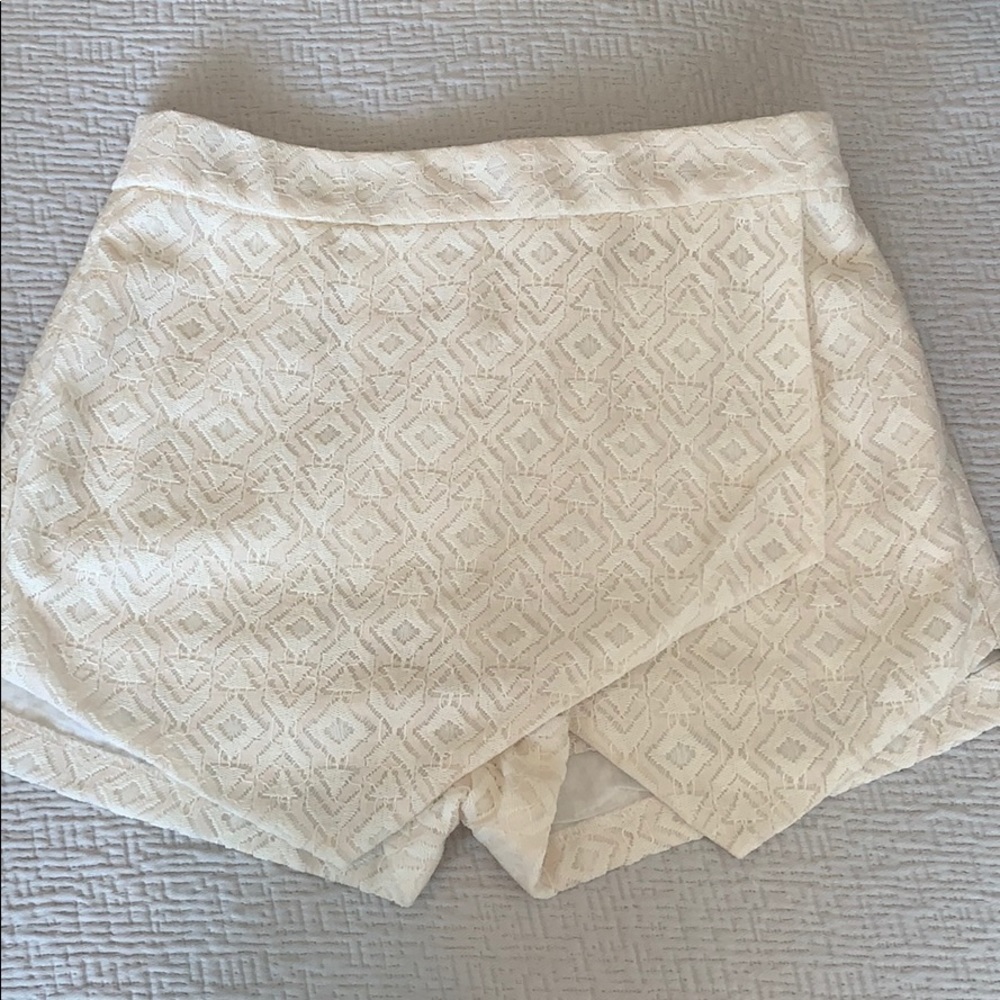 Cute off white skort